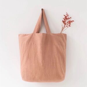Linen Tales Chic Blush Tote Bag